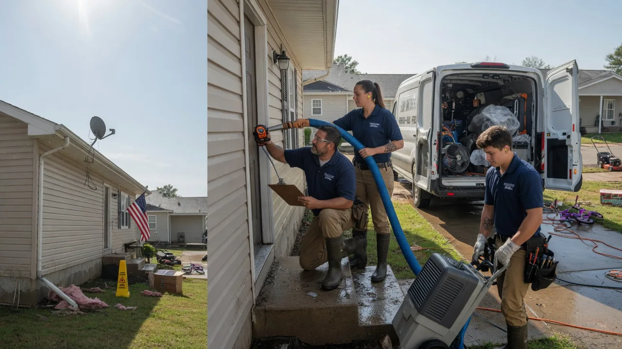 Ceiling Water Damage Restoration in Paden City, WV near me